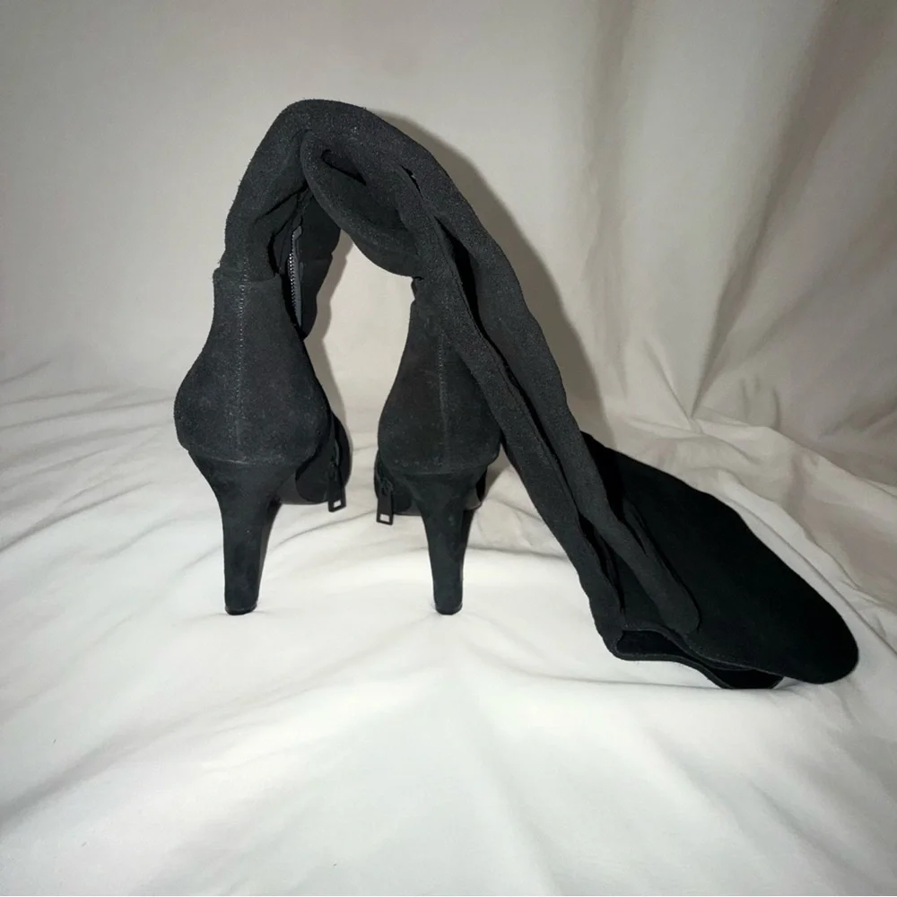 Joie Black Suede Over-the-Knee Boots - Picture 6 of 8
